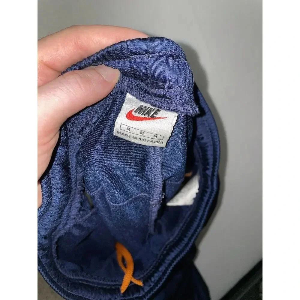 Vintage Nike Embroidered Swoosh‎ Sweatpants Mens M Blue Baggy Loose 90s Y2K RARE